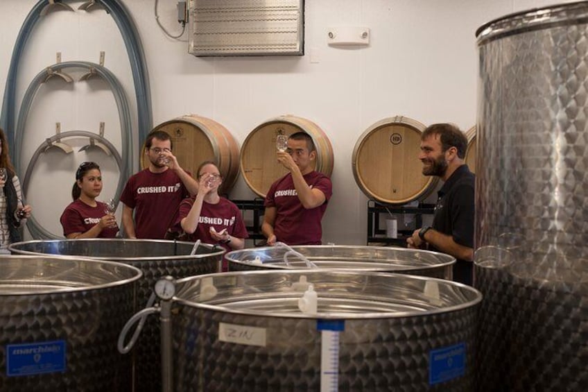 Show item 2 of 9. Tasting wine is part of the tour.