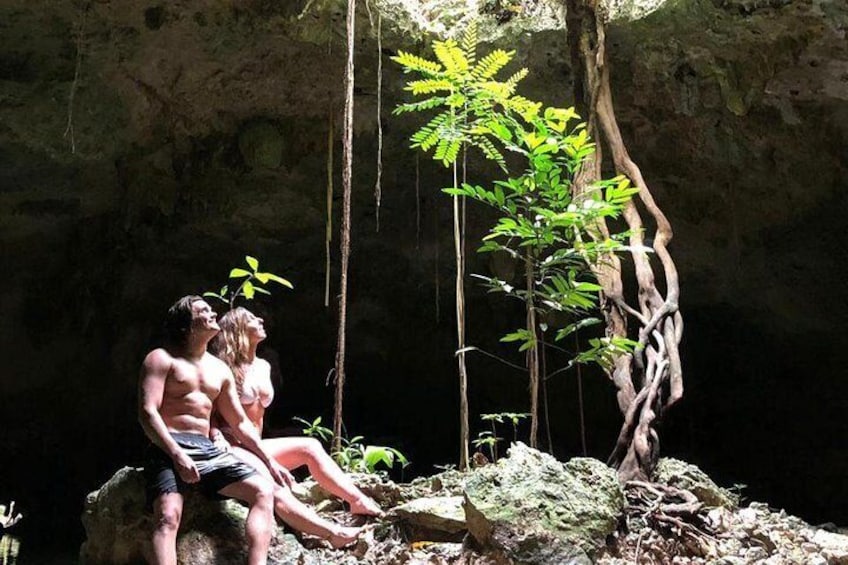 Saac Aktun, Underground cenote