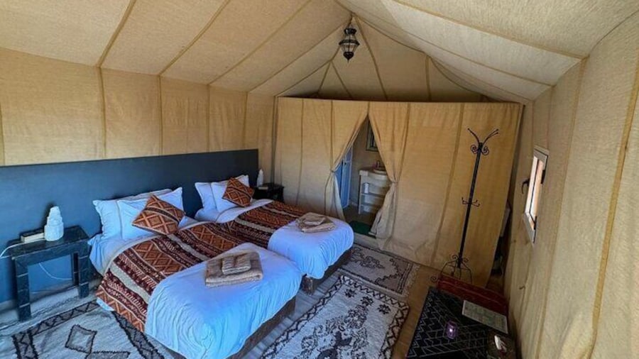 Luxury Camp in Merzouga Desert with Camel ride, Car 4WD