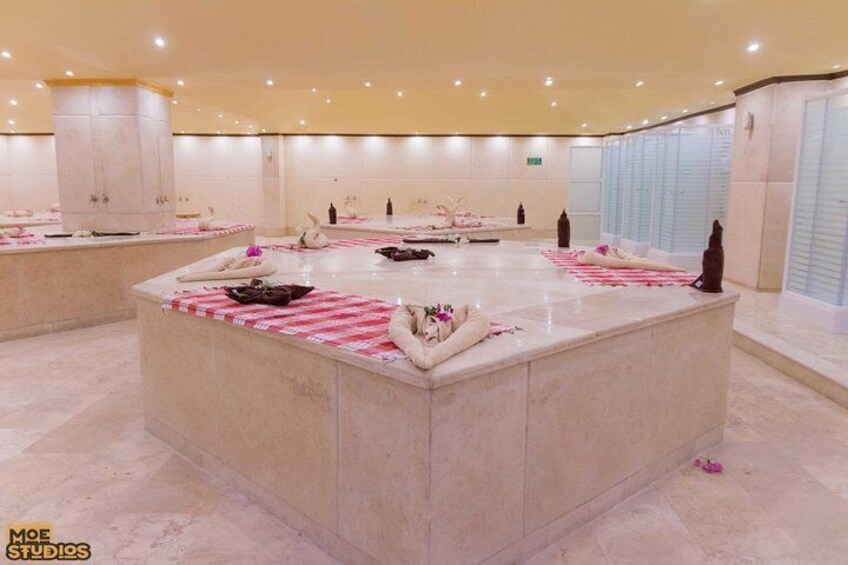 VIP Cleopatra Hamam & Turkish Bath Massage, Sauna, Jacuzzi, Steam bath,-Hurghada