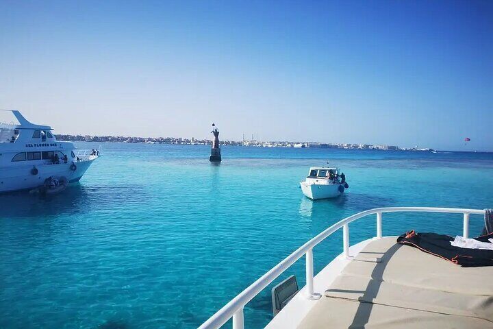 Orange Bay Island Snorkeling Trip With Water Sports From Hurghada