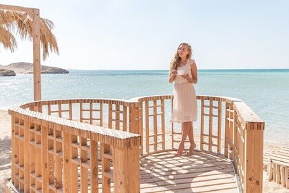 Orange Bay Island Schnorchelausflug mit Wassersport ab Hurghada