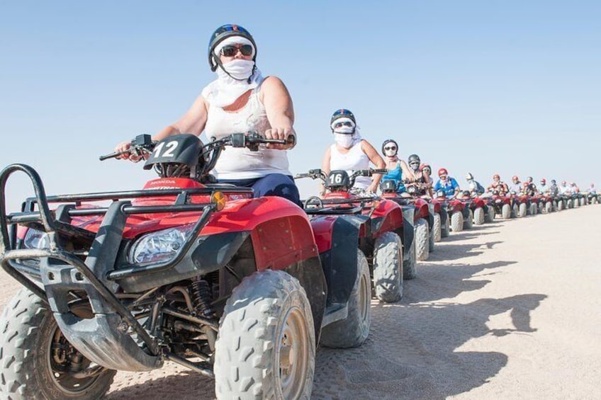 Safari Full Day ATV Quad Bike,Sahara Park, camel Ride, Bedwen Dinner - Hurghada