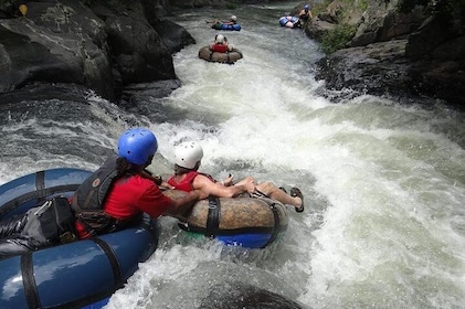 Mega Combo tour: Tubing,Canopy & Hot Spring from Playa Flamingo