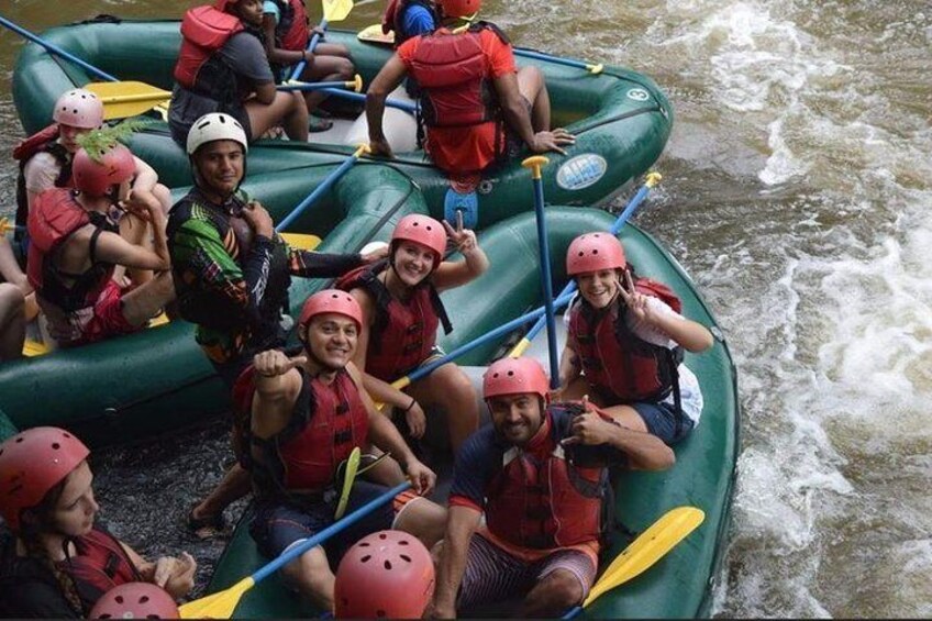 Adventure Rafting Class III and IV in Tenorio River from Playa Tamarindo