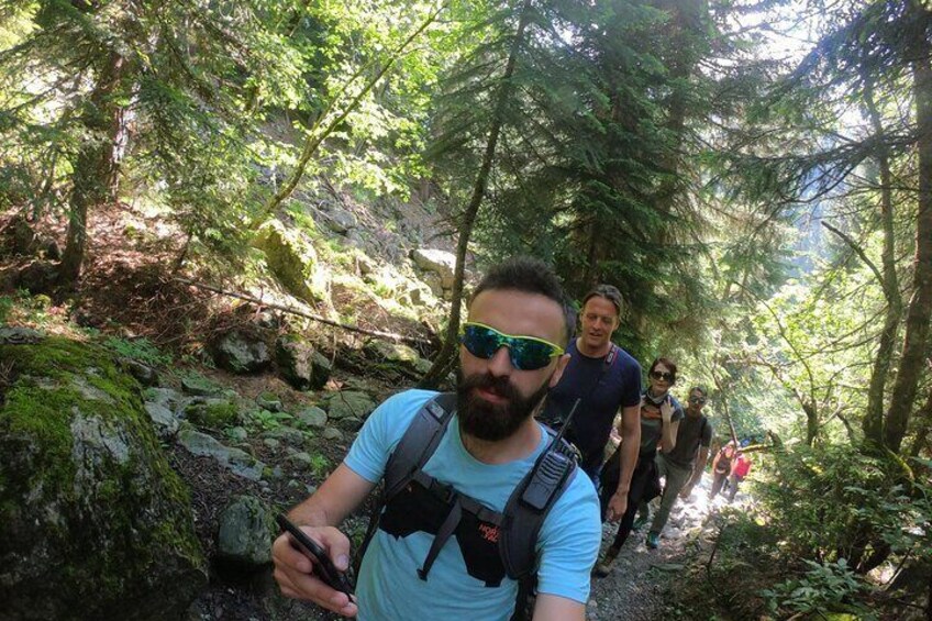 Leading the group