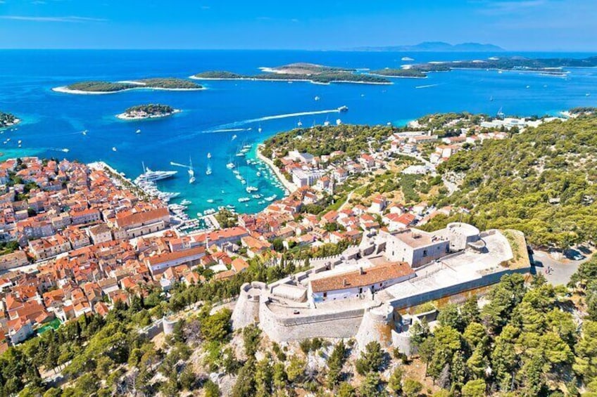 Hvar and Pakleni Islands half day private boat tour