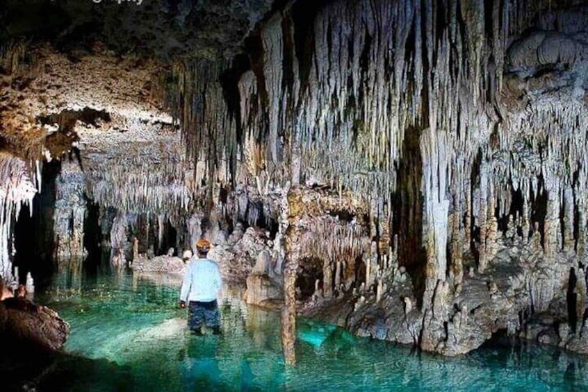 PRIVATE Cenote Exploration Caving Tour - Mayan culture & ancient fossils & FUN!