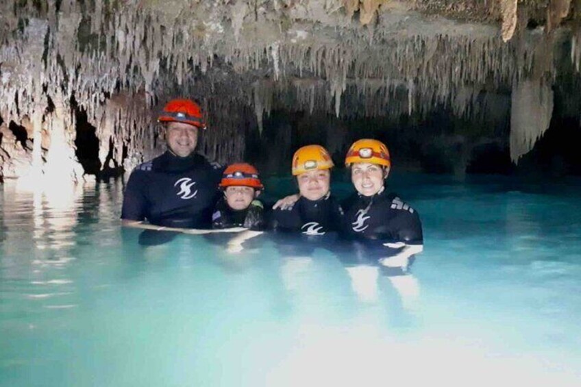 PRIVATE Cenote Exploration Caving Tour - Mayan culture & ancient fossils & FUN!