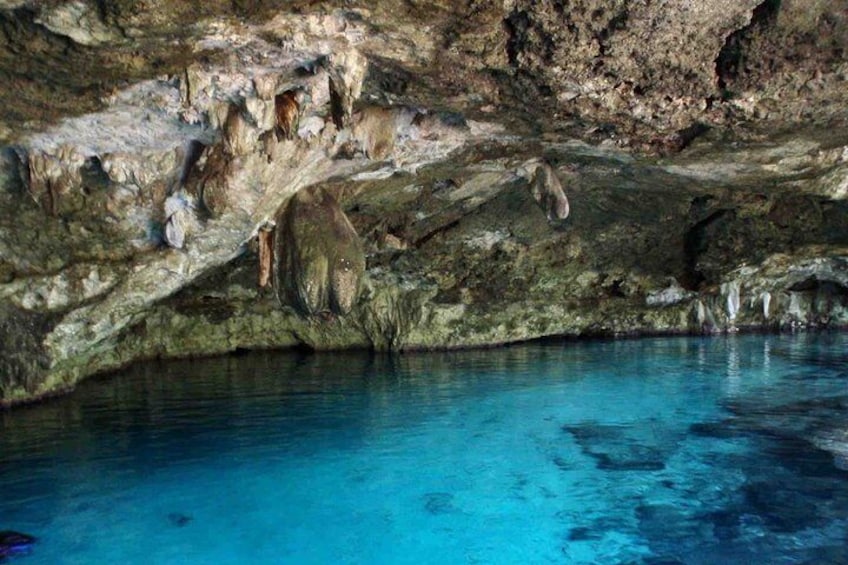 PRIVATE Cenote Exploration Caving Tour - Mayan culture & ancient fossils & FUN!