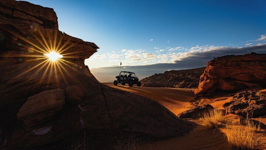 Sand Dunes Sunset