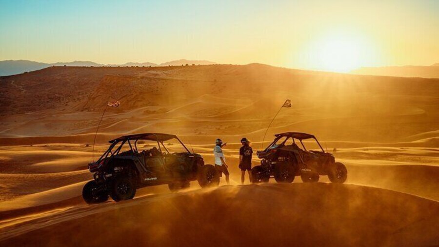 Sand Dunes Sunset