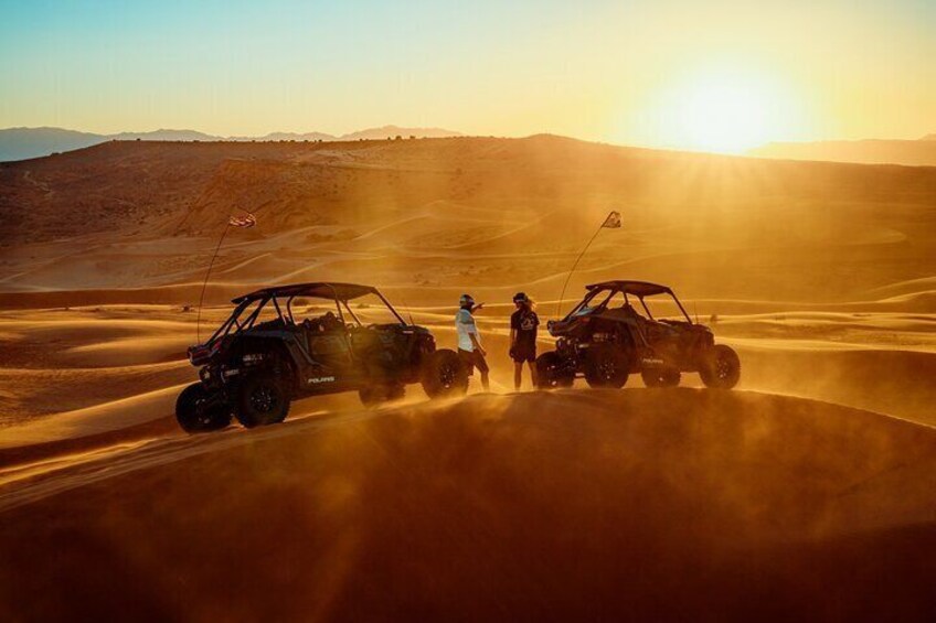 Sand Dunes Sunset