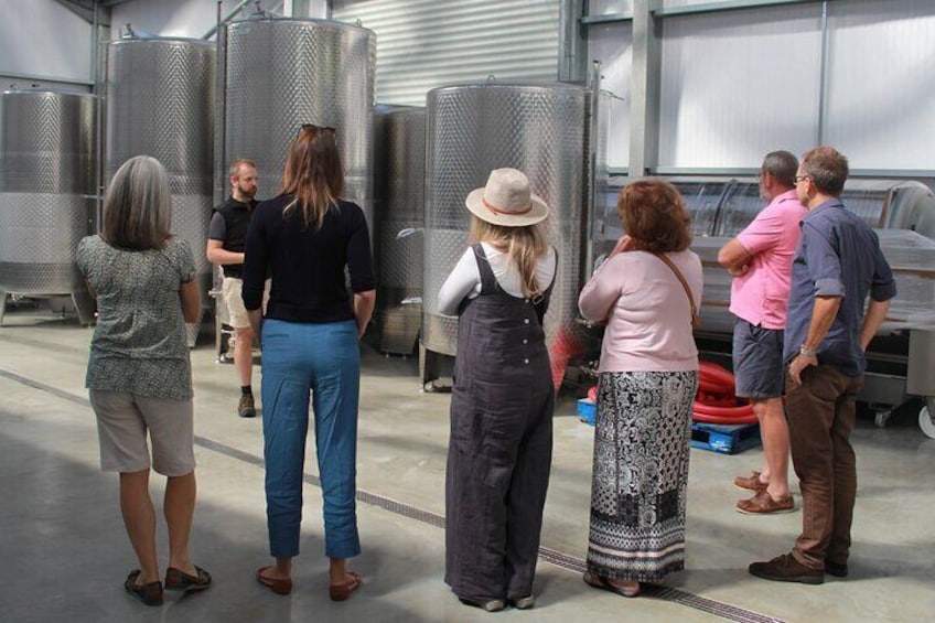 Visit the winery and see where the wine is made