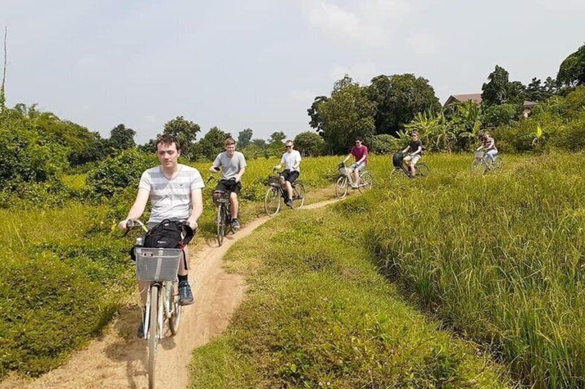 Half day morning bicycle tour to Explore local livelihood and test local snacks