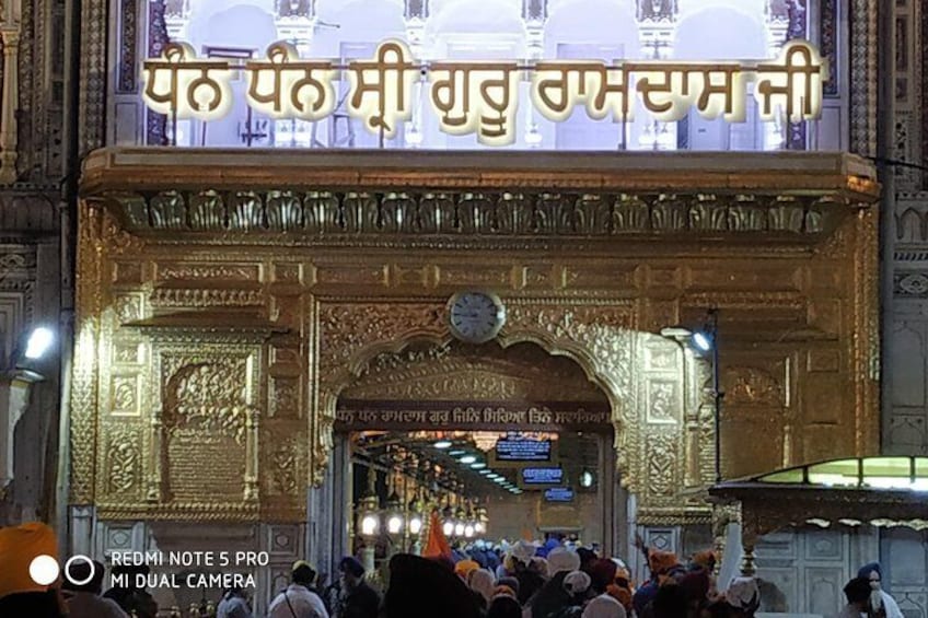 ENTRY GATE OF GOLDEN TEMPLE