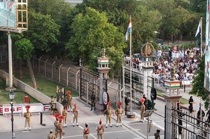 Wagah Border Flag Retreat Ceremony