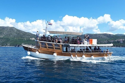 Båtcruise til Elafitiøyene med lunsj og drikke fra Dubrovnik