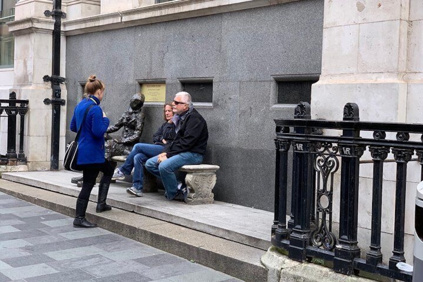 All the lonely people! Eleanor Rigby Statue - not lonely on our tours with your local fun guide! 