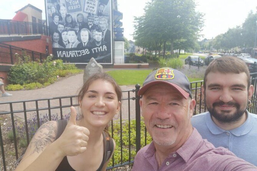 Show item 5 of 18. These two lovely people from Catalonia enjoyed the walking tour today.So glad I was wearing my Barcelona hat lol.