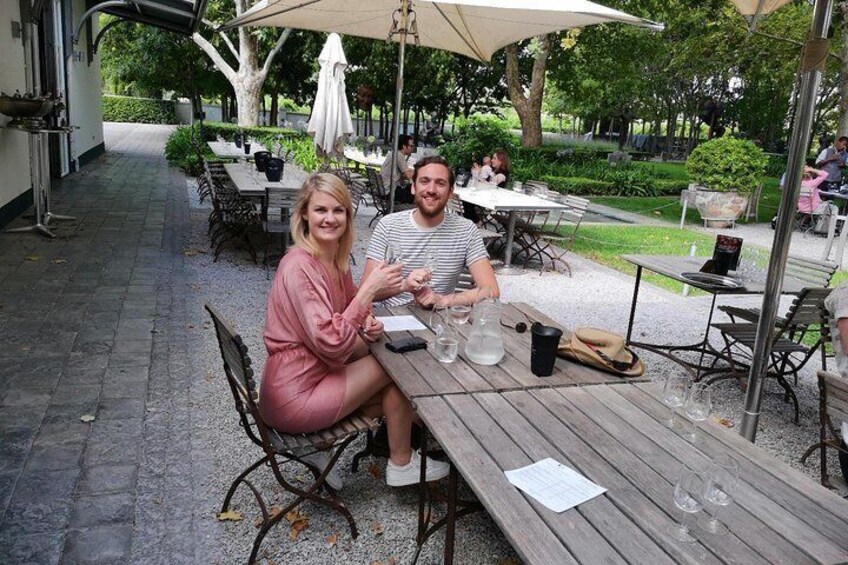 Tasting under the Oak Trees