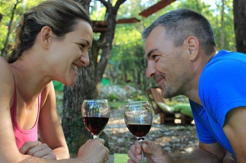 Wine tasting