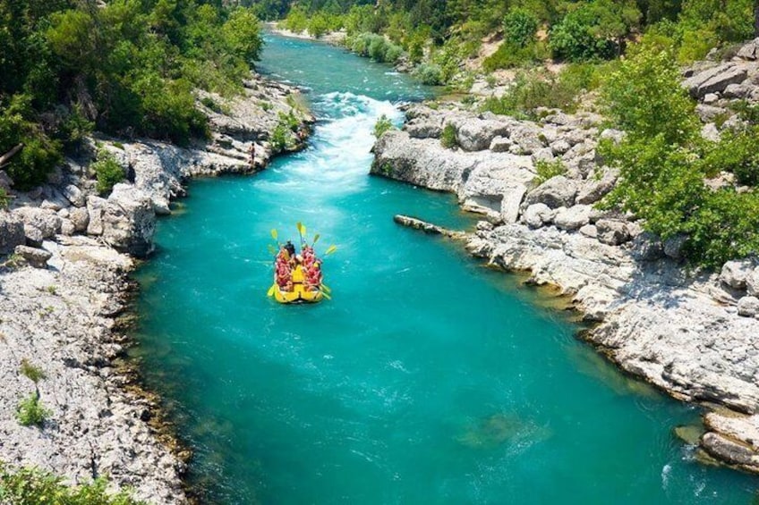 White-Water Rafting Adventure with Lunch From Side