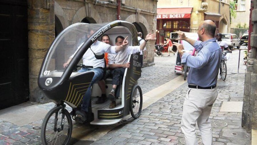 1 or 2-Hour Pedicab tour of Lyon