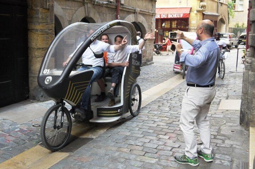 1 or 2-Hour Pedicab tour of Lyon