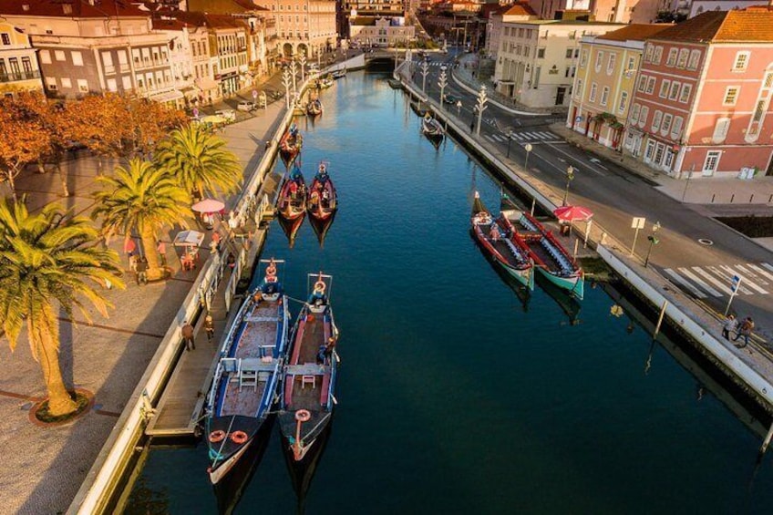 Aveiro Half-Day Tour with Moliceiro River Cruise from Porto