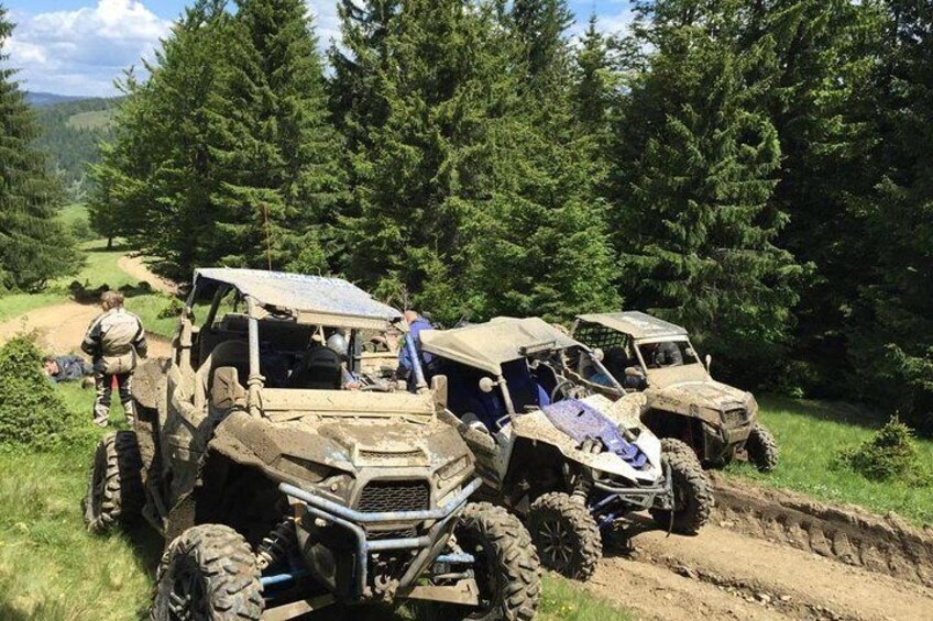 UTV Tour in the Brasov mountains