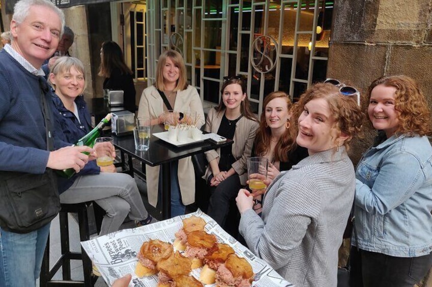 Bilbao pintxos, food & history tour with a local
