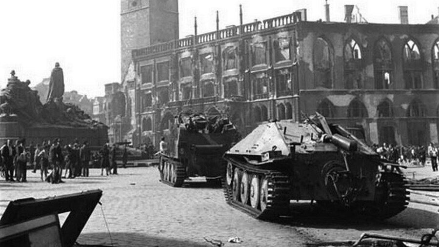 Old Town Square - 8.5.1945