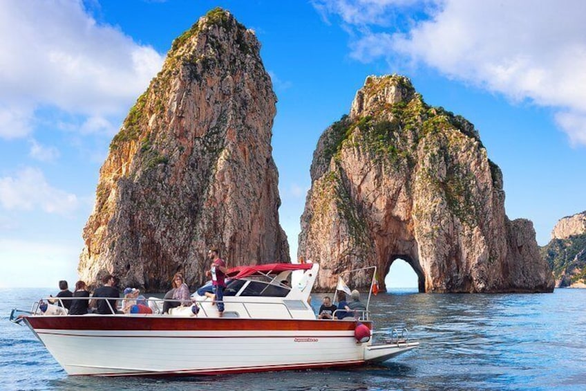 Small Group Boat Day Excursion to Capri Island from Amalfi