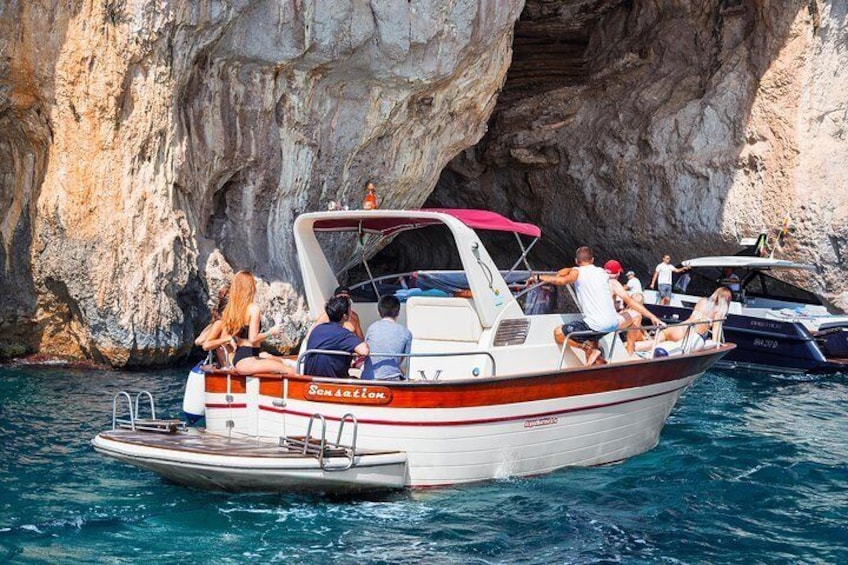 Small Group Boat Day Excursion to Capri Island from Amalfi