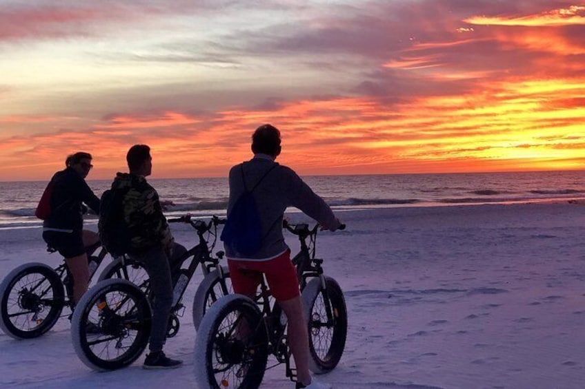 Taking in the views of another epic Siesta Key sunset!
