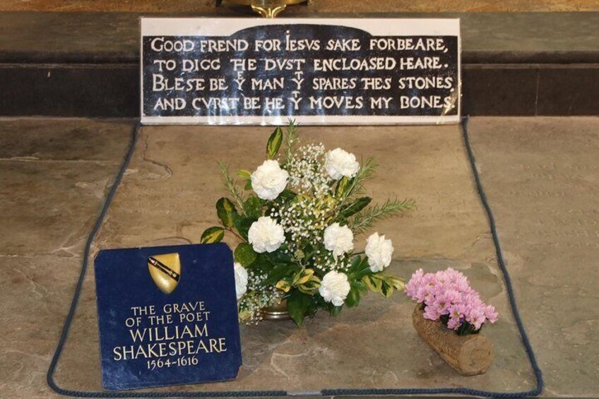 The Grave of William Shakespeare in Stratford