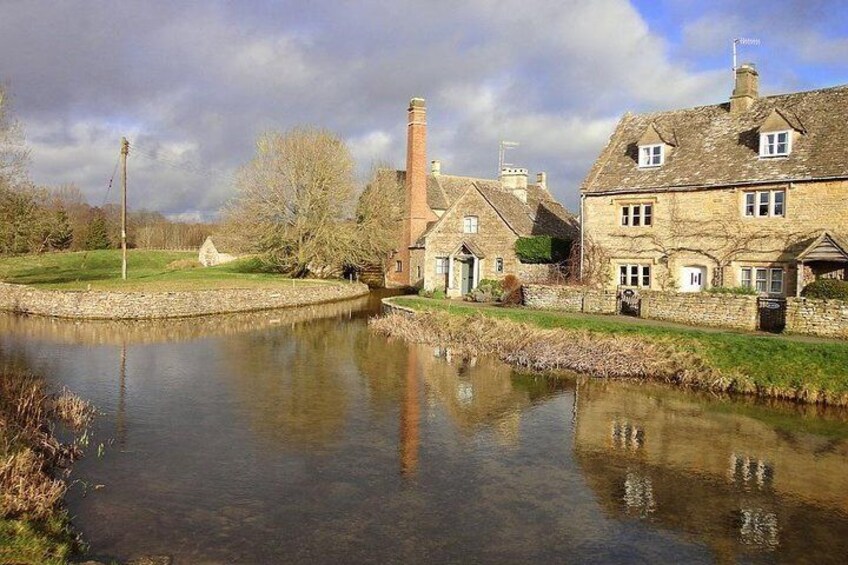 The Village of Lower Slaughter in The Cotswolds