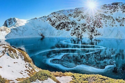 Snowshoeing at 7 Rila lakes with Waterfalls and SPA