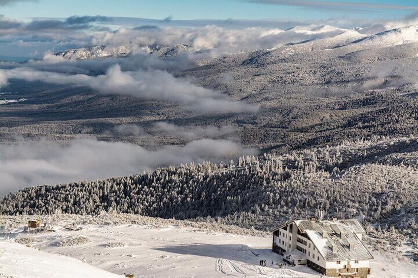 Seven Rila lakes- snowshoeing experience, Goritsa waterfall and mineral springs