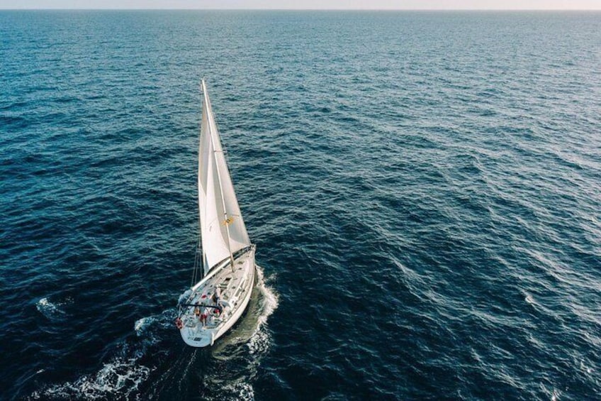 Tenerife 3-Hour Luxury Sailboat Tour with Bath and Food On Board