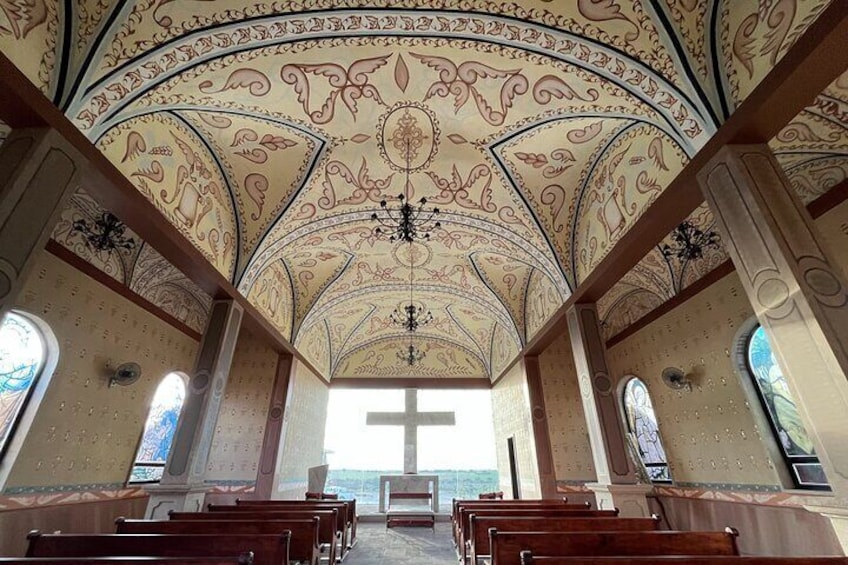 The Chapel at "Tres Raices" winery for religious events.