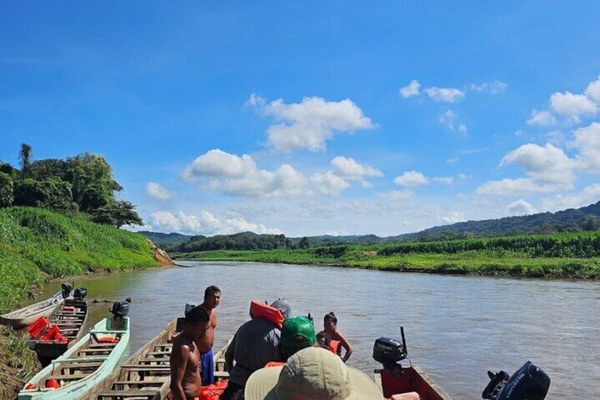  Embera Tribe, Rainforest walk and waterfall tour