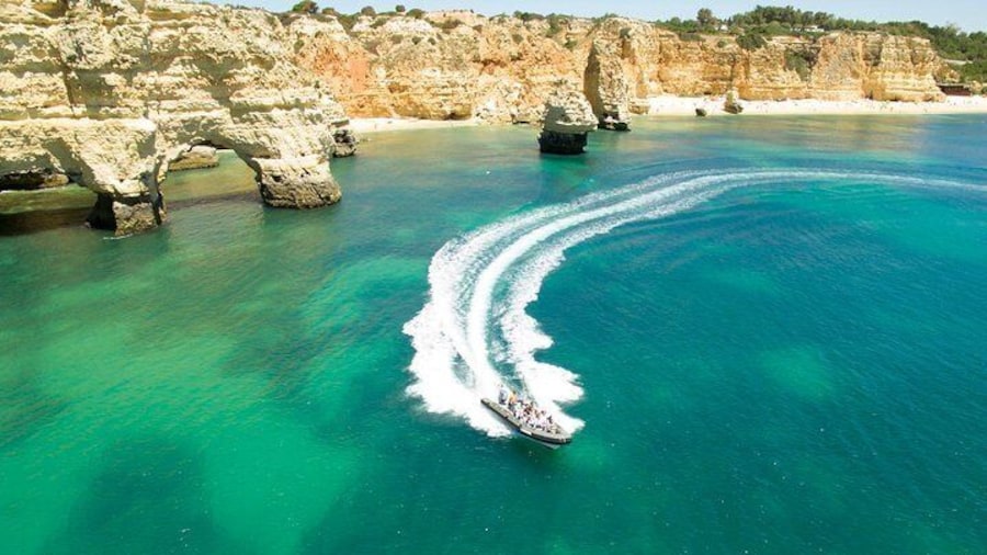 Benagil Cave and Marinha Beach Boat Tour from Portimao