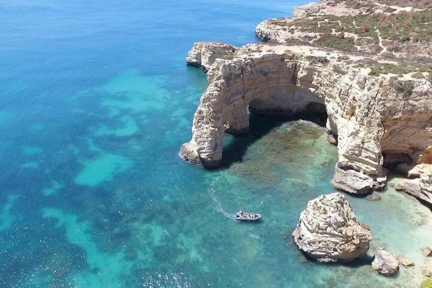 Benagil Cave and Marinha Beach Boat Tour from Portimao