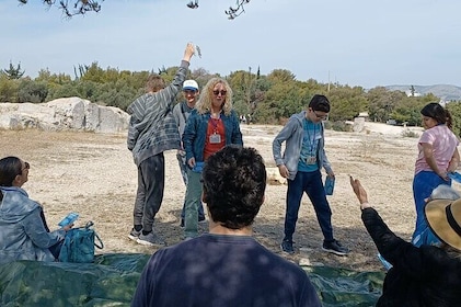 Democracy Experiential Workshop Activity on Pnyx hill, Athens