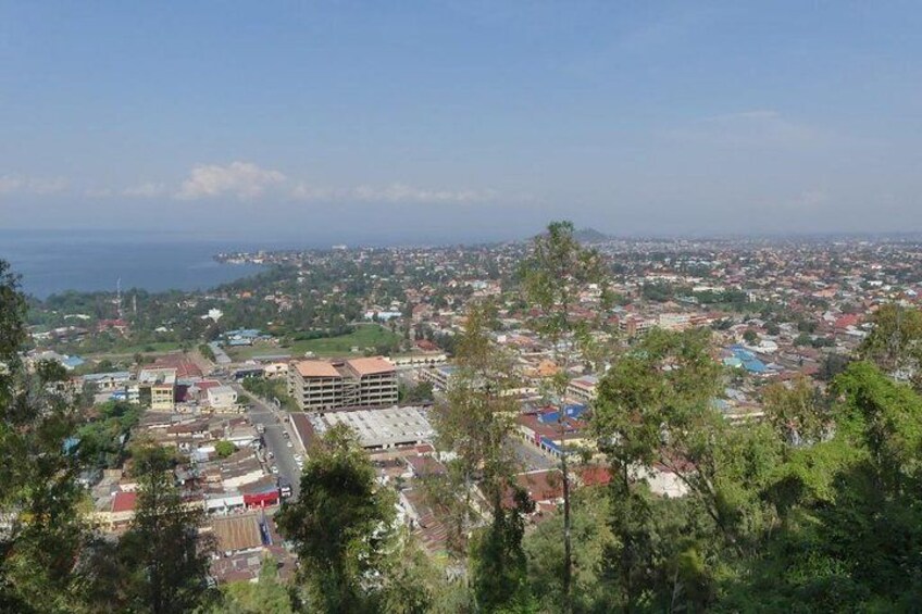 Gisenyi city view alongside Congo