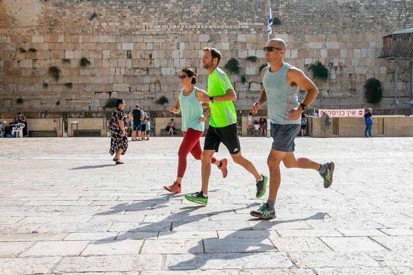 The Western Wall ..