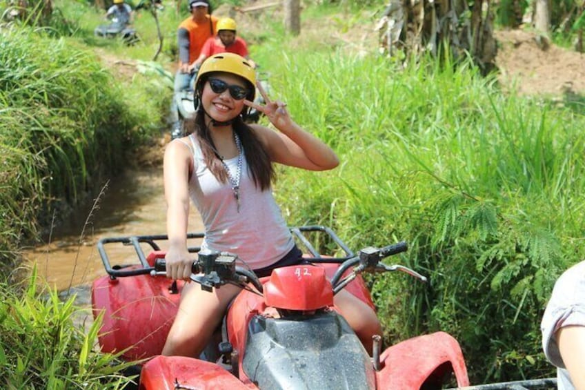 ATV Quad Adventure - Ubud Monkey Fores and Waterfall ( All-Inclusive )