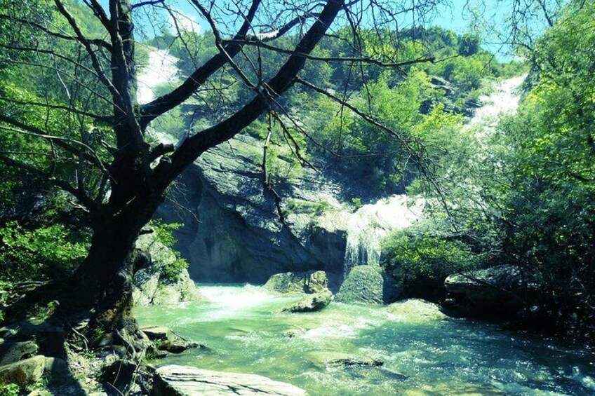 BOGOVA WATERFALL & NURELLARI WINERY TOUR by 1001 Albanian Adventures